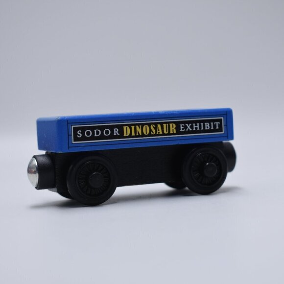 Thomas and Friends Sodor Dinosaur Exhibit Wooden Railway Train Car 2012 - Picture 1 of 7